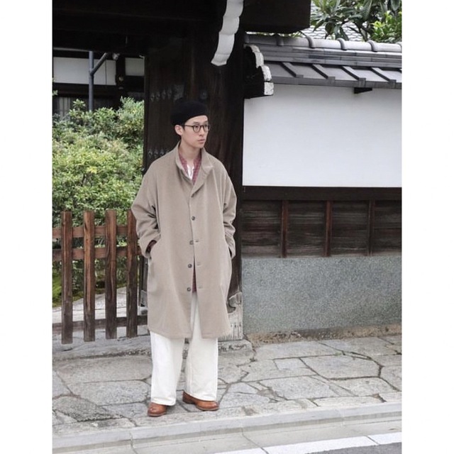 高評価! CASEY CASEY - 22aw Bergfabel Cashmere Over Coat 別注 ステンカラーコート 高評価! CASEY CASEY - 22aw Bergfabel Cashmere Over Coat 別注 ステンカラーコート