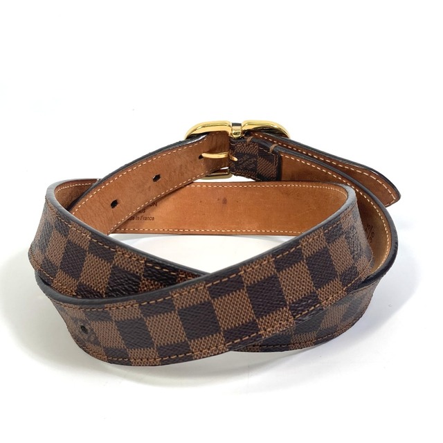 LOUIS VUITTON(ルイヴィトン)のルイヴィトン LOUIS VUITTON サンチュール・ミニ M9744 小物 ベルト ダミエキャンバス ブラウン レディースのファッション小物(ベルト)の商品写真