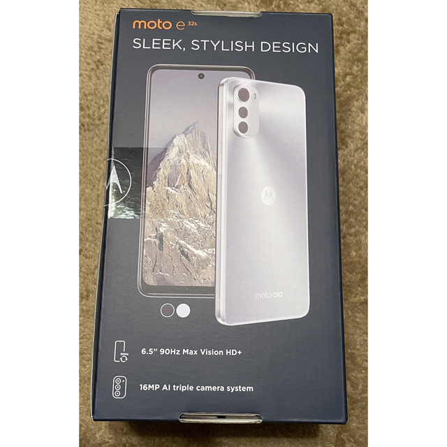 【新品未開封】moto e32s スレートグレイ スマホ/家電/カメラのスマートフォン/携帯電話(スマートフォン本体)の商品写真