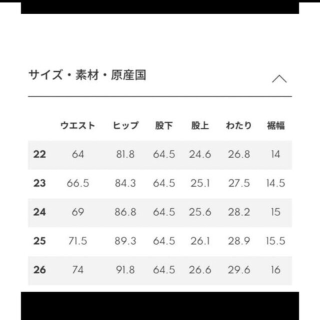 YANUK×金子綾　テーパードデニム25インチ 1