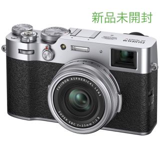 フジフイルム(富士フイルム)の富士フイルム FUJIFILM X100V [シルバー]新品未開封(コンパクトデジタルカメラ)