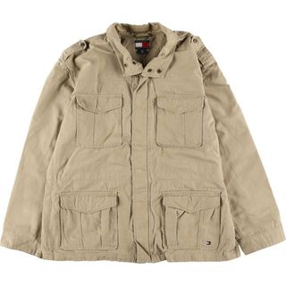 トミーヒルフィガー(TOMMY HILFIGER)の古着 トミーヒルフィガー TOMMY HILFIGER ミリタリー フィールドジャケット メンズXL /eaa311890(ミリタリージャケット)