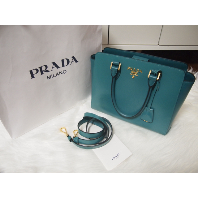 100％品質 PRADA - ハンドバッグ サフィアーノ PRADA ハンドバッグ