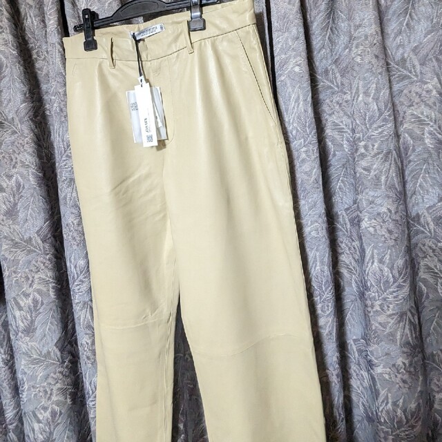 最大95%オフ! ZARAリアルレザー パンツ LIMITED EDITION tdh
