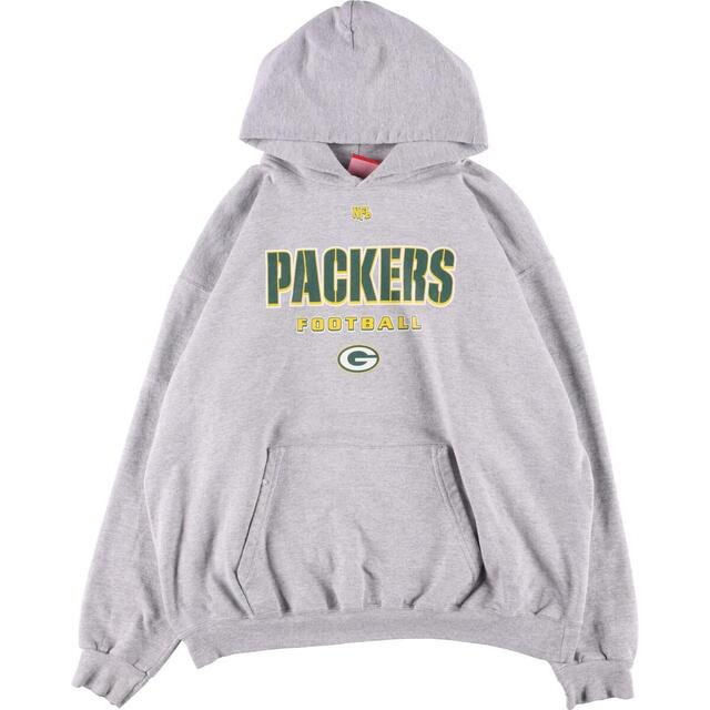 NFL NFL GREEN BAY PACKERS グリーンベイパッカーズ プリント スウェットプルオーバーパーカー メンズXL /eaa289712