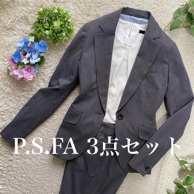 THE SUIT COMPANY(スーツカンパニー)のPerfect Suit FActory 11号　L位　ストレッチ　3点セット レディースのフォーマル/ドレス(スーツ)の商品写真