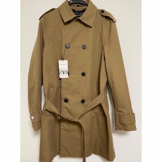 ZARA - 新品 L ZARA ウォーターレペレント トレンチコート ブラウン ...