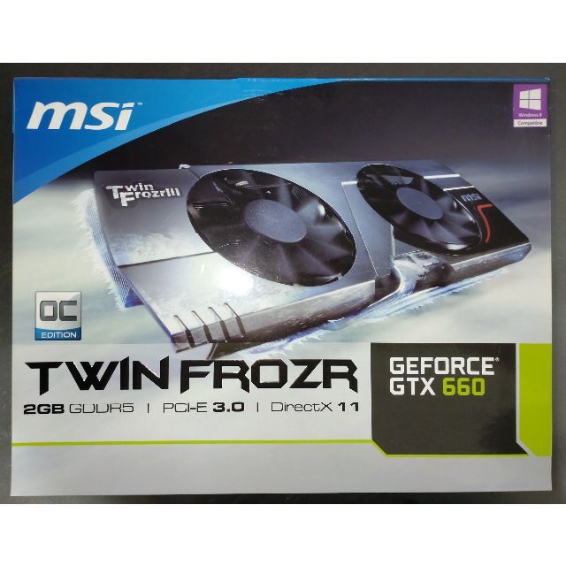 MSI グラフィックボード GeForce GTX 660 2GB