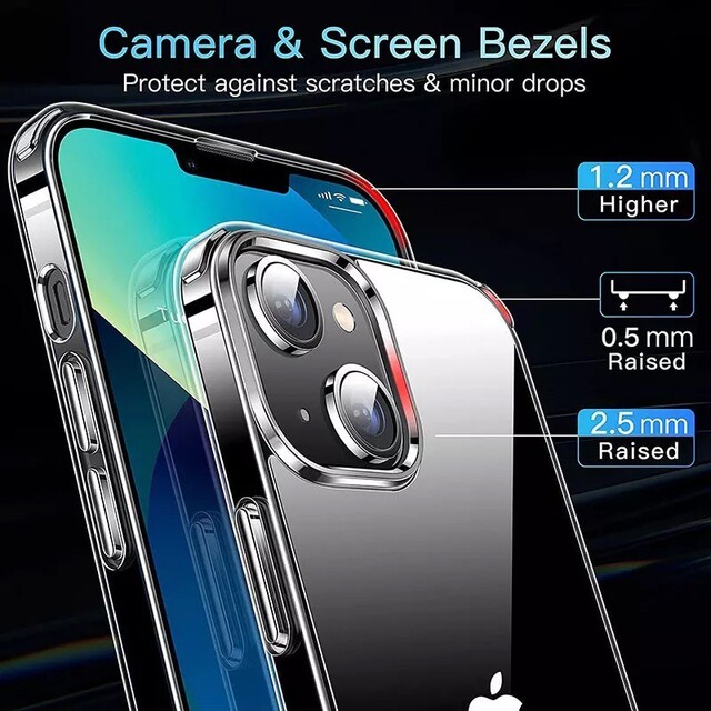 iPhone(アイフォーン)のiPhone14 Pro ケース 透明 柔らか クリアケース 安い  シンプル スマホ/家電/カメラのスマホアクセサリー(iPhoneケース)の商品写真