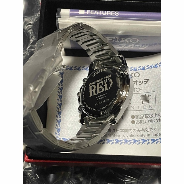 ONE PIECE FILM RED 公開記念ウオッチ 限定2000点 腕時計 【半額】 www