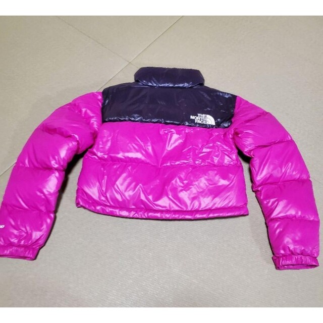 新品】希少色ノースフェイス ヌプシダウン ピンク-ブラック US XS