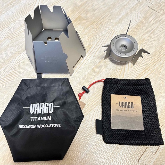 新品　Vargo Converter stoveと Hexagon stove