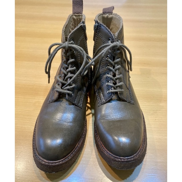 ZUCCa(ズッカ)のZUCCaレザー ラバーソールブーツ ドクターマーチン ジョージコックス好きに レディースの靴/シューズ(ブーツ)の商品写真