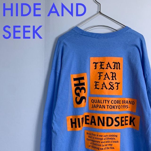 HIDE AND SEEK(ハイドアンドシーク)のHIDE AND SEEK ハイドアンドシーク 長袖Tシャツ ロンT XL メンズのトップス(Tシャツ/カットソー(七分/長袖))の商品写真