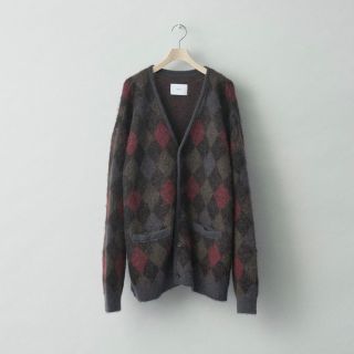 シュタイン(stein)のstein Kid Mohair Argyle Cardigan シュタイン(カーディガン)