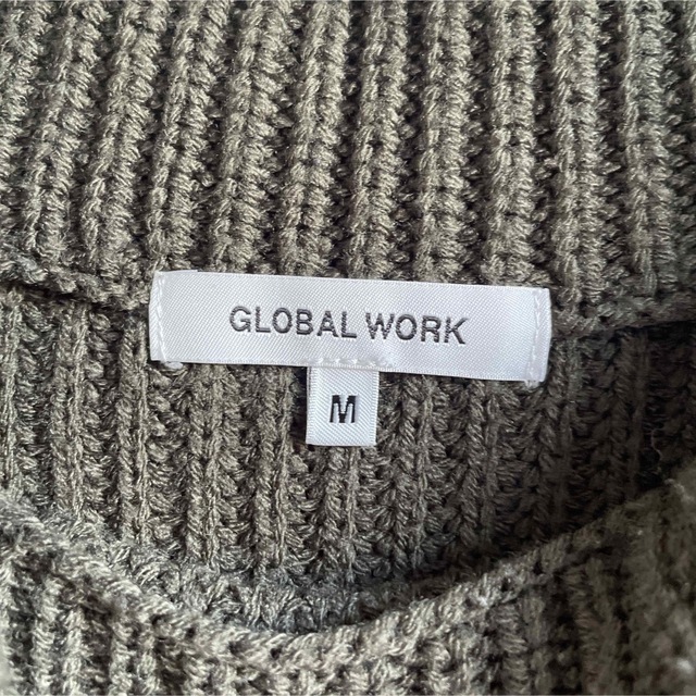 GLOBAL WORK(グローバルワーク)のグローバルワークス　GROBAL WORK ニットベスト　ベスト　カーキー レディースのトップス(ベスト/ジレ)の商品写真