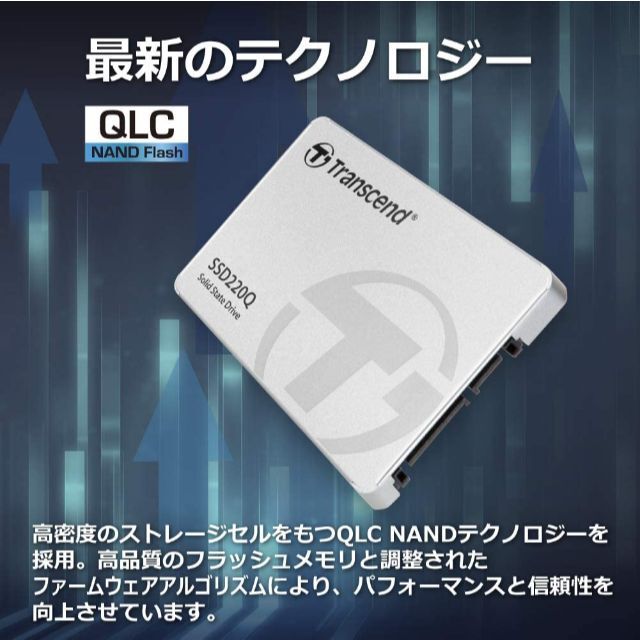 ◆新品 Transcend 内蔵SSD 500GB 2.5インチ◆ スマホ/家電/カメラのPC/タブレット(PCパーツ)の商品写真