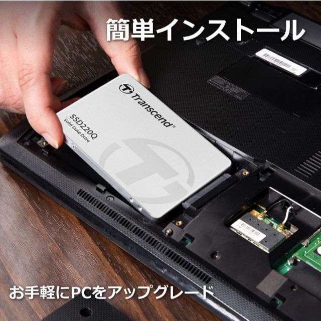 ◆新品 Transcend 内蔵SSD 500GB 2.5インチ◆ スマホ/家電/カメラのPC/タブレット(PCパーツ)の商品写真