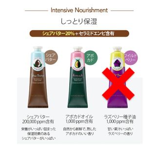 ネイチャーリパブリック(NATURE REPUBLIC)のネイチャーリパブリック ハンドクリーム ２本セット(ハンドクリーム)