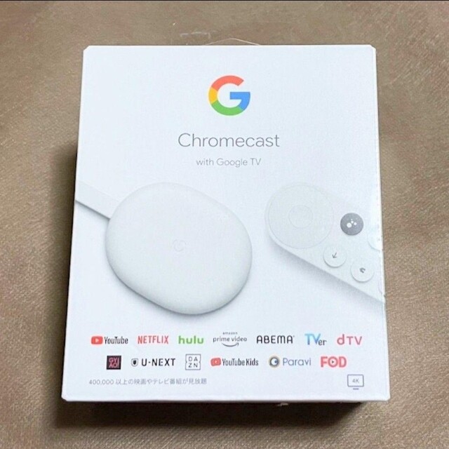 Google(グーグル)のラスト1点 新品未開封 Chromecast with Google TV 4K エンタメ/ホビーのエンタメ その他(その他)の商品写真