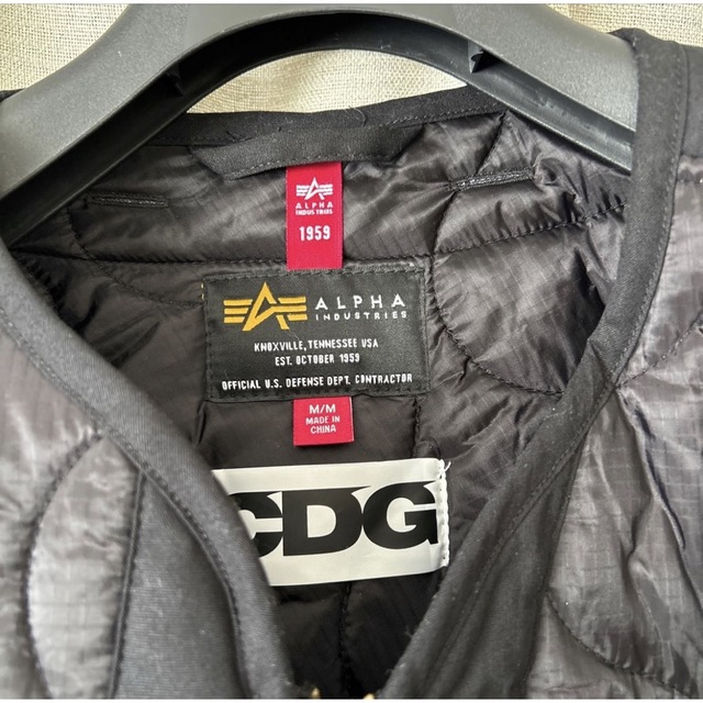 CDG× ALPHA INDUSTRIES ライナージャケット コムデギャルソン 輝い