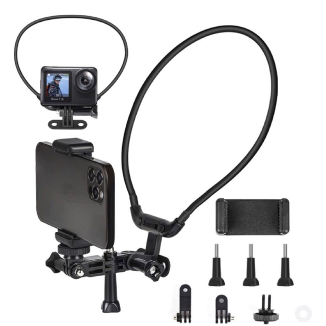 ネックレス式マウント GoPro用アクセサリー アクションカメラ用首掛け www.gmytfashionacademy.com