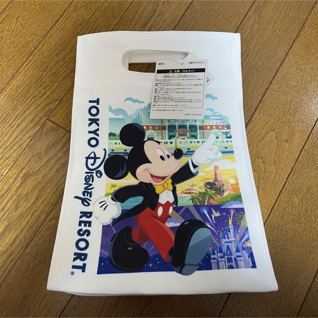 Disney(ディズニー)のディズニー トートバッグ ショッパー ショッピング袋 エンタメ/ホビーのおもちゃ/ぬいぐるみ(キャラクターグッズ)の商品写真