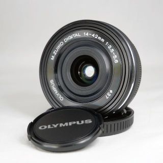 オリンパス(OLYMPUS)のオリンパス 電動パンケーキレンズ M.ZUIKO 14-42mm(レンズ(ズーム))