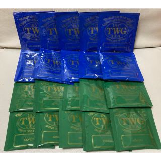 【TWG】烏龍茶、煎茶（ブルー、グリーンティー）20袋セット（各10袋）(茶)