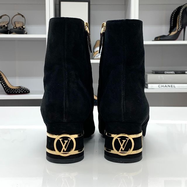 LOUIS VUITTON - 5967 ヴィトン ブリスライン スエード LV金具