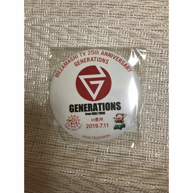 GENERATIONS(ジェネレーションズ)のGENERATIONS 缶バッジ エンタメ/ホビーのタレントグッズ(男性タレント)の商品写真