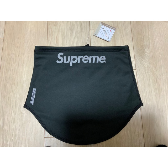 新品supreme  neck gaiter windstopper black