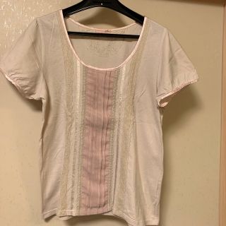 peche ピンクTシャツ(Tシャツ(半袖/袖なし))