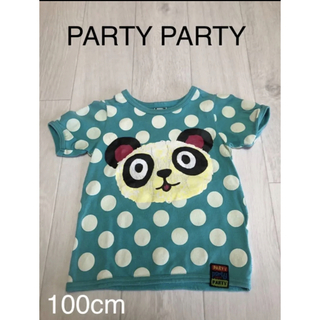 パーティーパーティー(PARTYPARTY)の【お買得】PARTY PARTY 半袖Tシャツ 100cm(Tシャツ/カットソー)