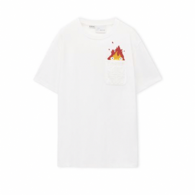 LOEWE×ハウルの動く城　カルシファー刺繍Tシャツ | フリマアプリ ラクマ