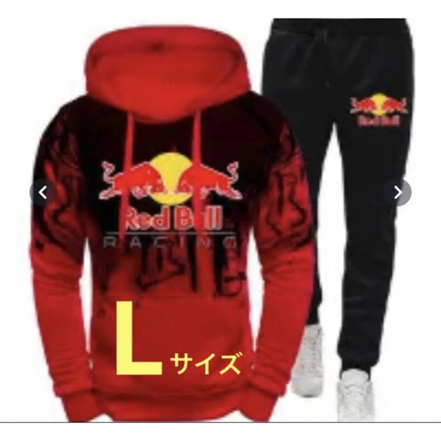 【Red bull】レッドブルLサイズ　パーカー&ロングパンツ　セットアップ