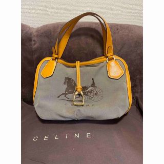 セリーヌ(celine)の緑茶様専用　CELINEトートバック(中古品)(トートバッグ)