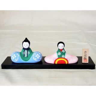 京都人形　土人形　雛人形　宗達雛？(人形)