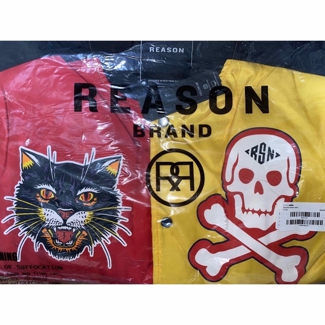 REASON BRAND ド派手　スタジャン　XL