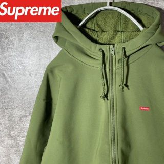 シュプリーム(Supreme)の[大人気]　シュプリーム　パーカー　スモールボックスロゴ　シンプル◎　ジッパー(パーカー)