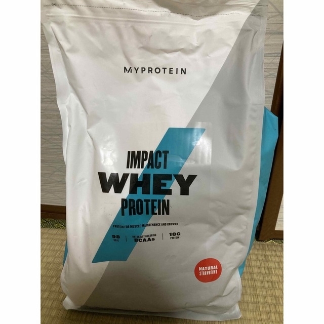 MYPROTEIN(マイプロテイン)のマイプロテイン インパクトホエイ ナチュラルストロベリー味5kg 食品/飲料/酒の健康食品(プロテイン)の商品写真