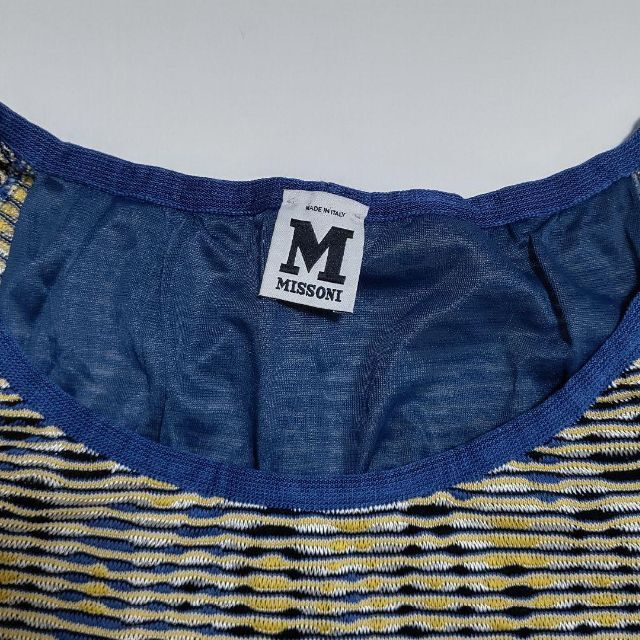 MISSONI(ミッソーニ)のM,Missoni/エムミッソーニ/半袖ボーダーワンピース/オンワード樫山 レディースのワンピース(ひざ丈ワンピース)の商品写真