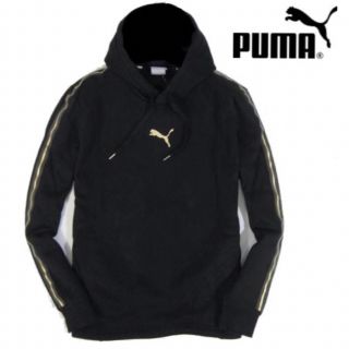 プーマ(PUMA)の【PUMA / プーマ】裏フリース スウェット パーカー（メンズXL相当ブラック(パーカー)