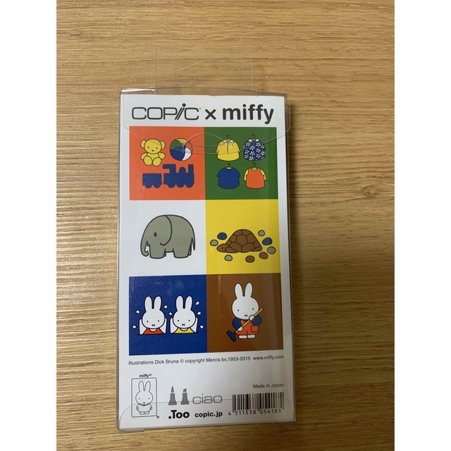 miffy(ミッフィー)のミッフィー60周年 COPIC6色セット エンタメ/ホビーのアート用品(カラーペン/コピック)の商品写真