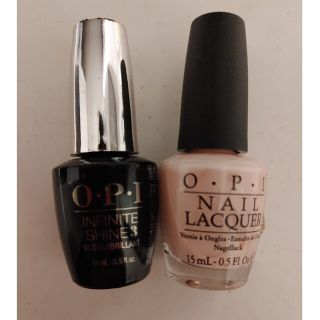 オーピーアイ(OPI)のOPI　ネイルカラー　トップコート　と　ピンク(ネイルトップコート/ベースコート)