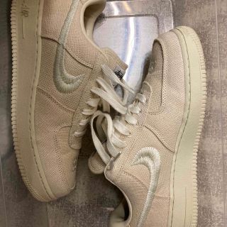 ステューシー(STUSSY)のSTUSSY × NIKE AIR FORCE 1 LOW フォッシル　26.0(スニーカー)