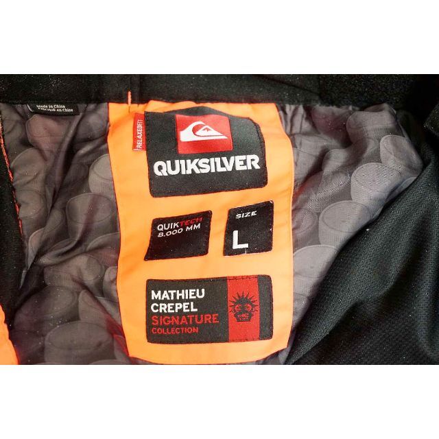 QUIKSILVER(クイックシルバー)のQUIKSILVER クイックシルバー スノーボード パンツ L スポーツ/アウトドアのスノーボード(ウエア/装備)の商品写真
