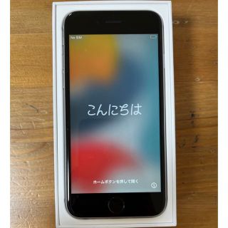 アイフォーン(iPhone)のアイフォン iPhone 6S SIMフリー 64G スペースグレイ(スマートフォン本体)