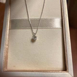 ジュエリーツツミ(JEWELRY TSUTSUMI)の最終値下げ　ダイヤモンドネックレス　プラチナ　鑑定書付き　0.3カラット　ベリテ(ネックレス)