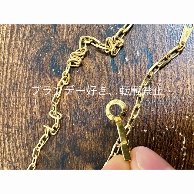 EYEFUNNY(アイファニー)のアイファニー　ダイヤモンド　クロス　eyefunny k18 アズキ　チェーン メンズのアクセサリー(ネックレス)の商品写真